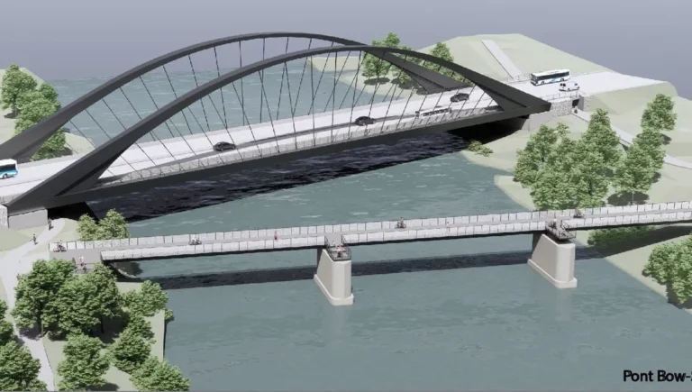 Futur pont de Brignoud