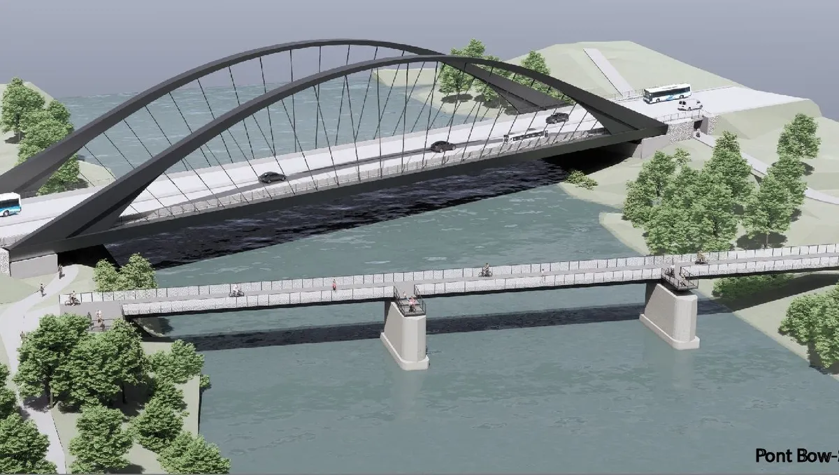 Futur pont de Brignoud