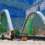 Tirants entre arches et tablier